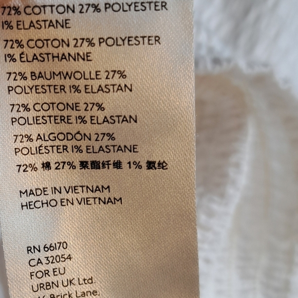 Anthropologie Rebecca Blouse Ivory Tie Neck Dolman Sleeve Top Women's Sz L - Picture 14 of 14